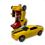 Carrinho Transformers Camaro - Vira Robô com Luz e Som